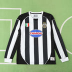 0203 season Juventus F.C. home Long sleeved retro Fan version