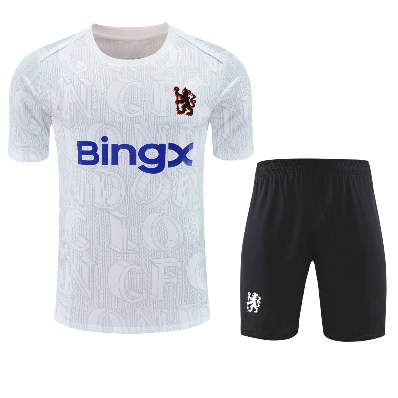 2526 season Chelsea F.C. Training clothes suit Short sleeve Fan version