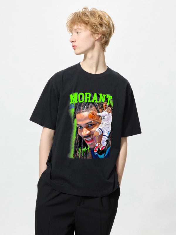 JA MORANT Vintage t-shirt   2505B034