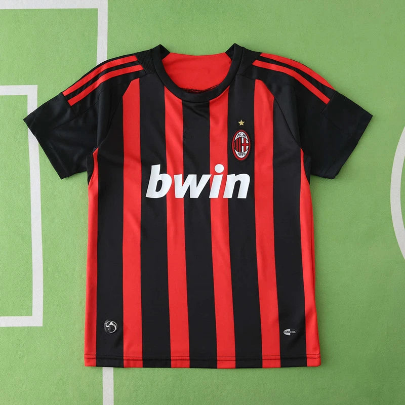 0809 A.C. Milan home retro Kids kit