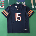 2425  Chicago Bears dark blue 3th generation 15#ODUNZE