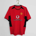 0204 season Manchester United Home  Retro Fan version