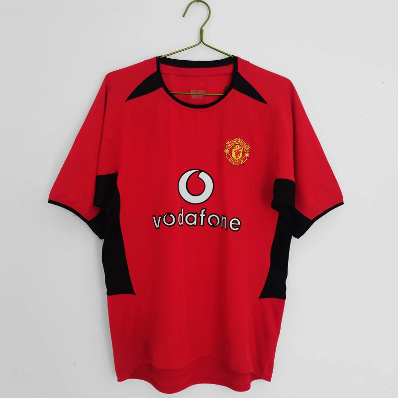 0204 season Manchester United Home  Retro Fan version