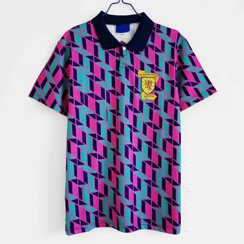 8889 season Scotland away retro Fan version