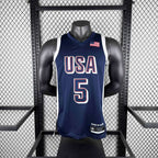 2024 USA  national team dark blue 5 Edwards