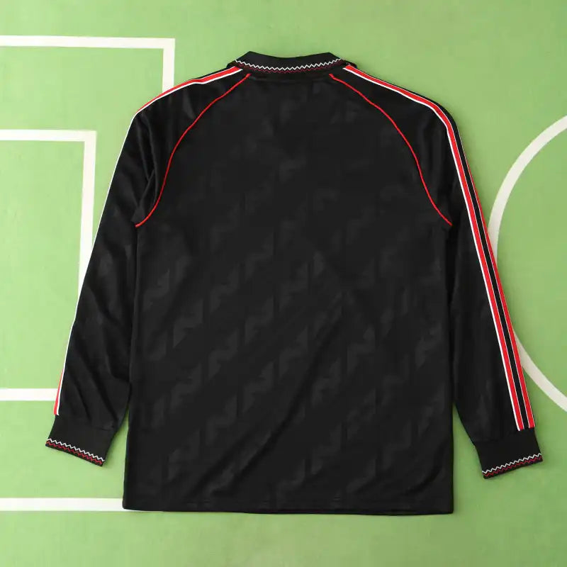 2425 Manchester United F.C. Retro collaboration style Long sleeved Fan version