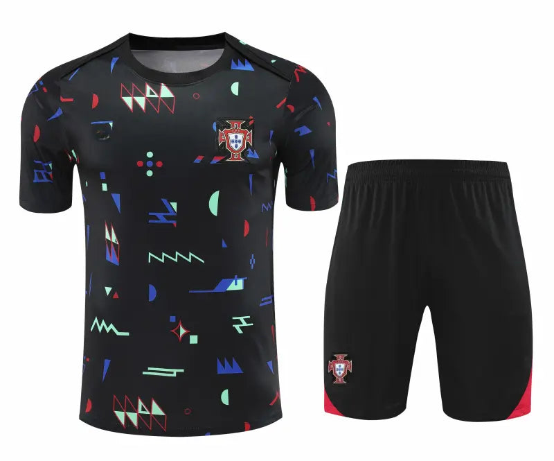 2425 Portugal Training clothes suit Short sleeve Fan version