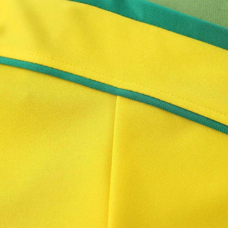 1998 season Brazil home Long sleeved retro Fan version