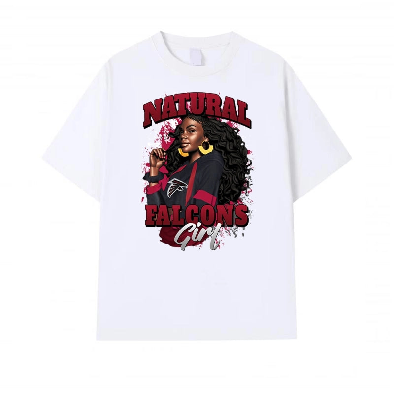 NATURAL GIRL FALCONS Vintage t-shirt 2506A0111
