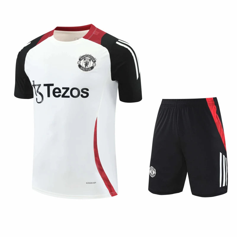 2526 season Manchester United F.C. Training clothes suit Short sleeve Fan version
