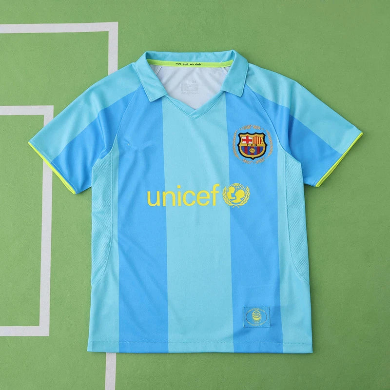0708 season FC Barcelona / Barça away Kids kit