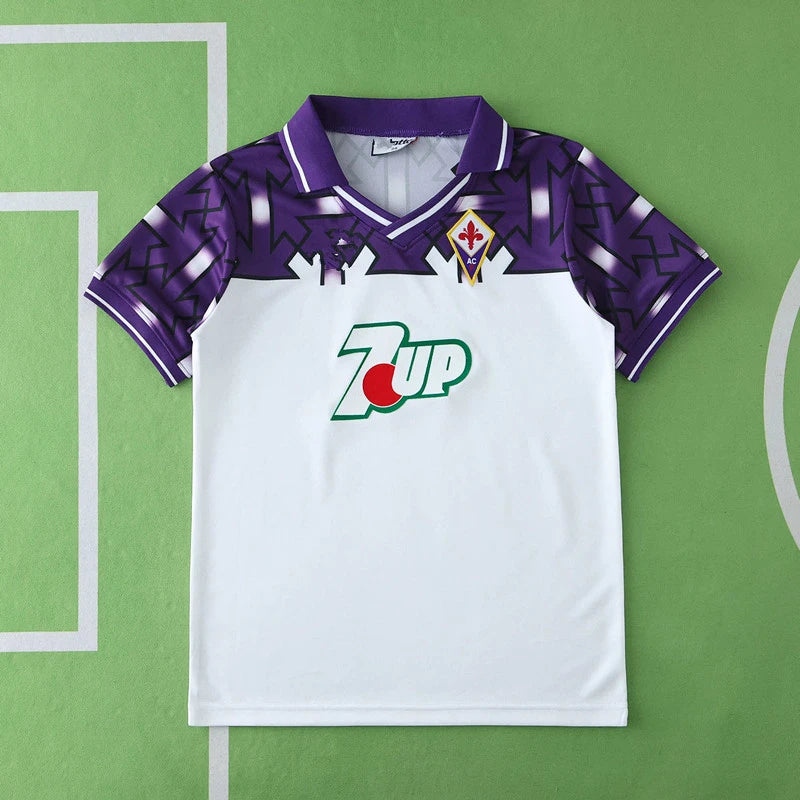 9293 ACF Fiorentina away retro Kids kit