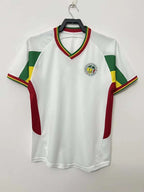 02 season Senegal White away retro Fan version
