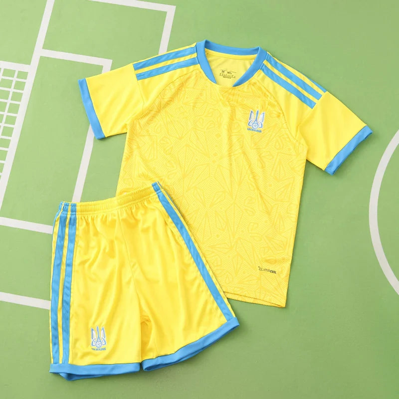 2026 FIFA World Cup Ukraine home Kids kit