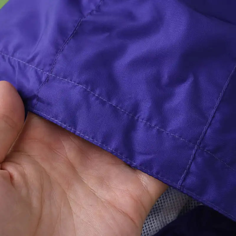9596 Real Madrid CF purple Hooded windbreak