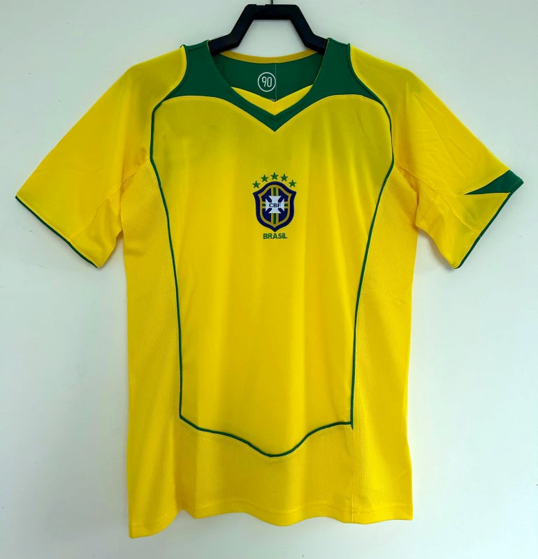 2004 season Brazil Home retro Fan version