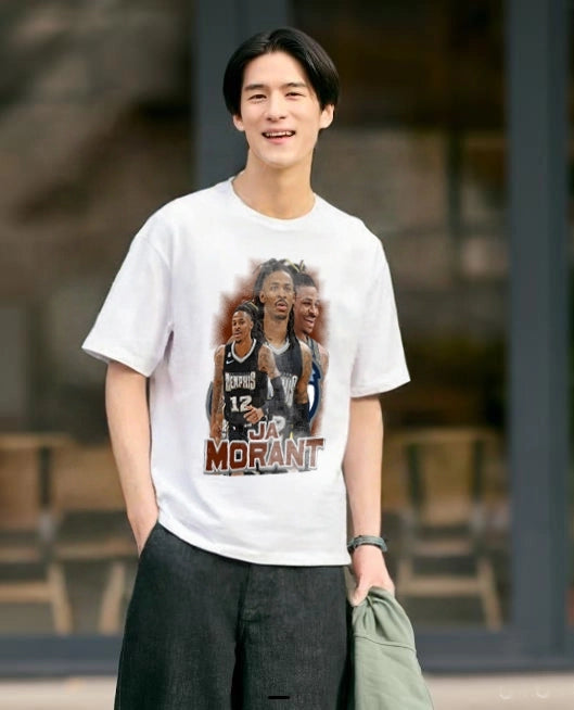 JA MORANT Vintage t-shirt   2505B030
