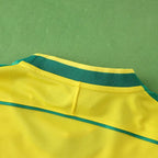 1998 retro Brazil home Long sleeved retro Fan version