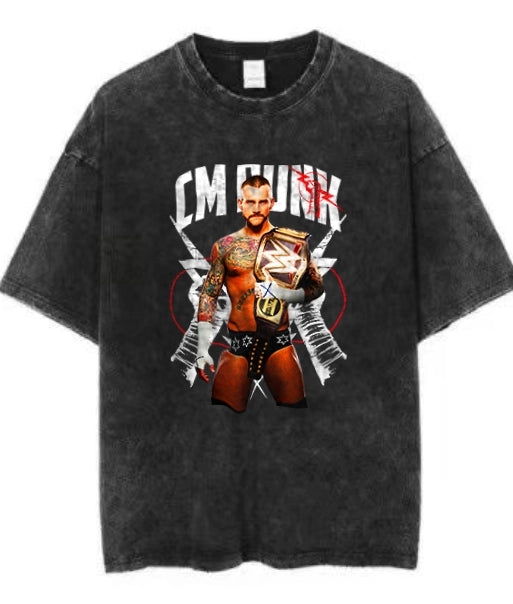 CM PUNK Vintage t-shirt  2506B008