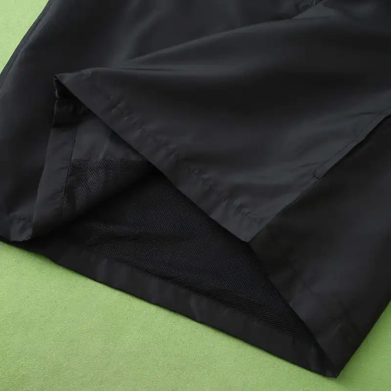 2526 Real Madrid CF black Hooded windbreak