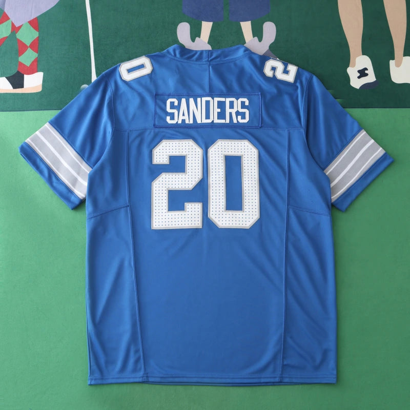 2425 Detroit Lions blue 3th generation 20#SANDERS
