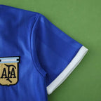 1986 Argentina away retro Kids kit