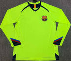0506 season Barcelona away Long sleeved retro Fan version