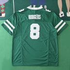 2425 New York Jets Green 3th generation 8#RODGERS