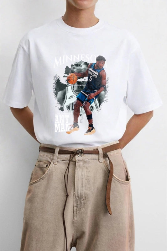 ANTHONY EDWARDS Vintage t-shirt 2505C011