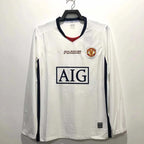 0809 season Manchester United away Champions League long seleeve retro Fan version