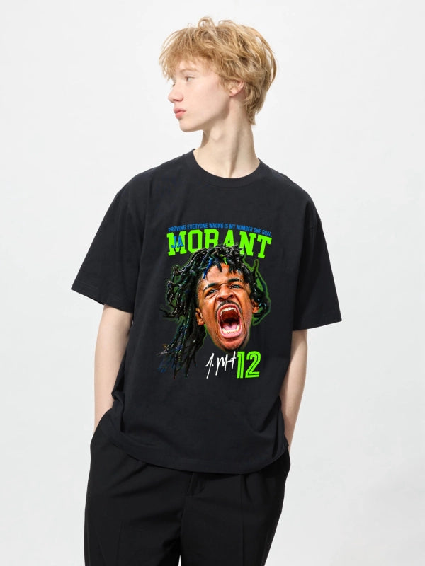 JA MORANT Vintage t-shirt   2505B032