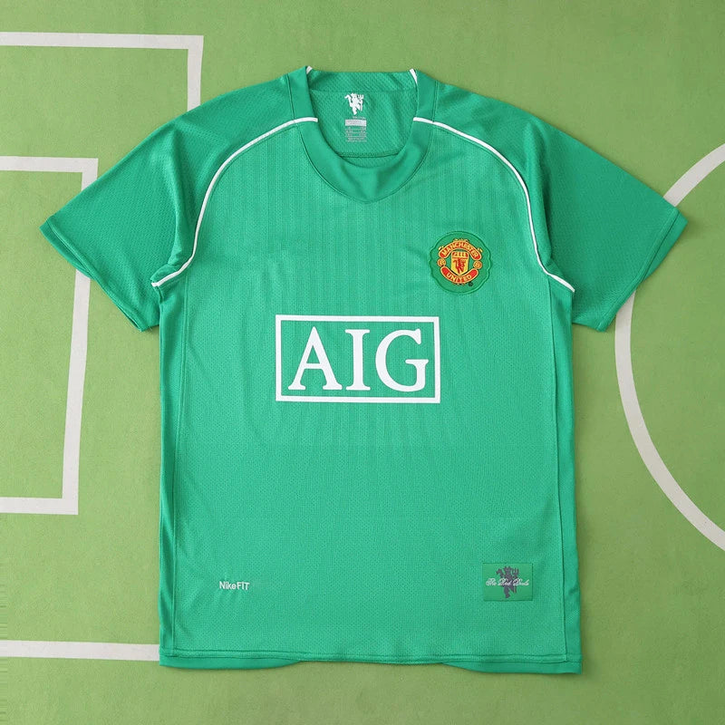 0708 season Manchester United F.C. goalkeeper retro Fan version