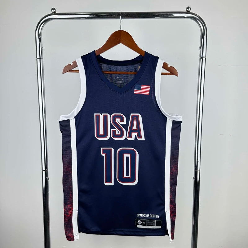 2024 USA national team dark blue 10 Tatum