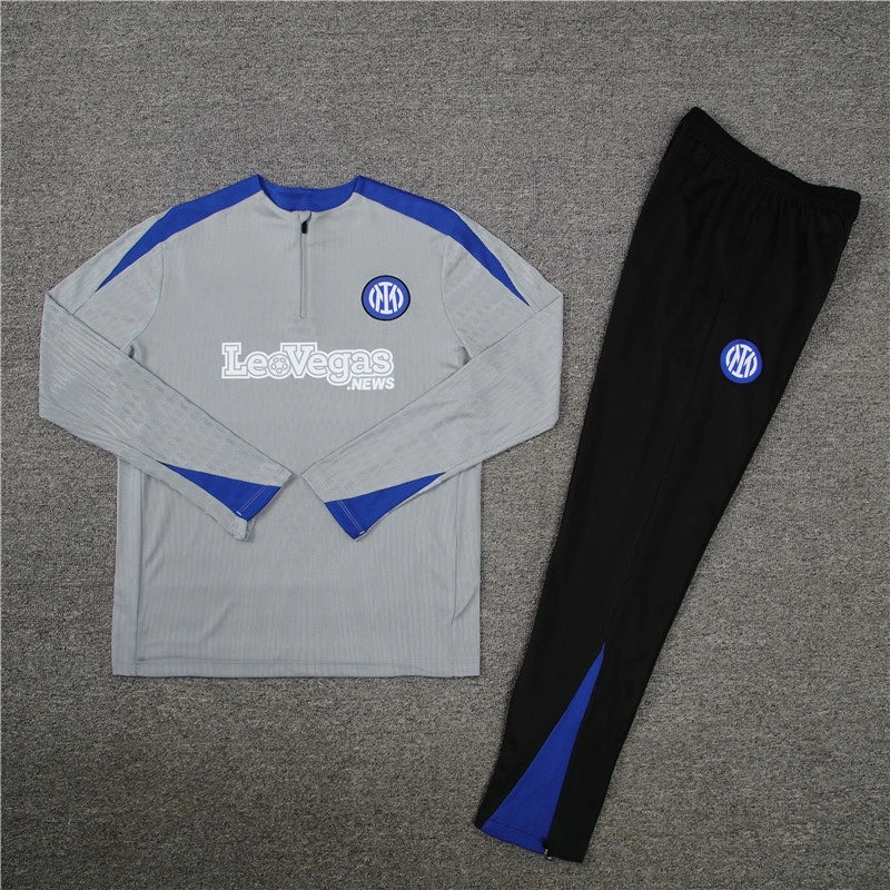 2425 F.C. Internazionale Milano grey  Training suit set Player version