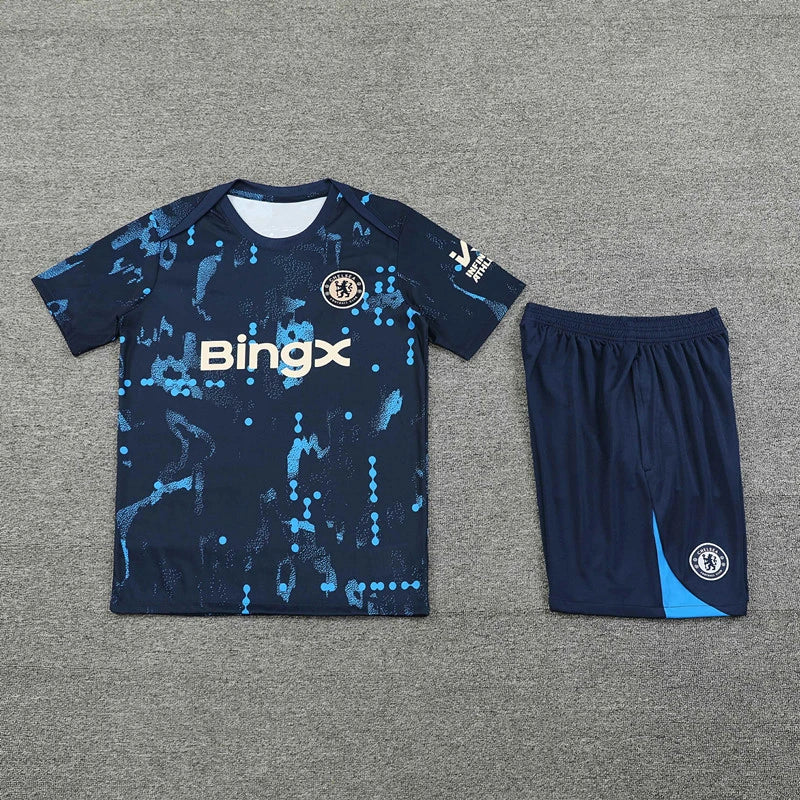 2425 Chelsea F.C. Training clothes suit Short sleeve Fan version