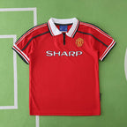 1998 Manchester United F.C. home retro Kids kit