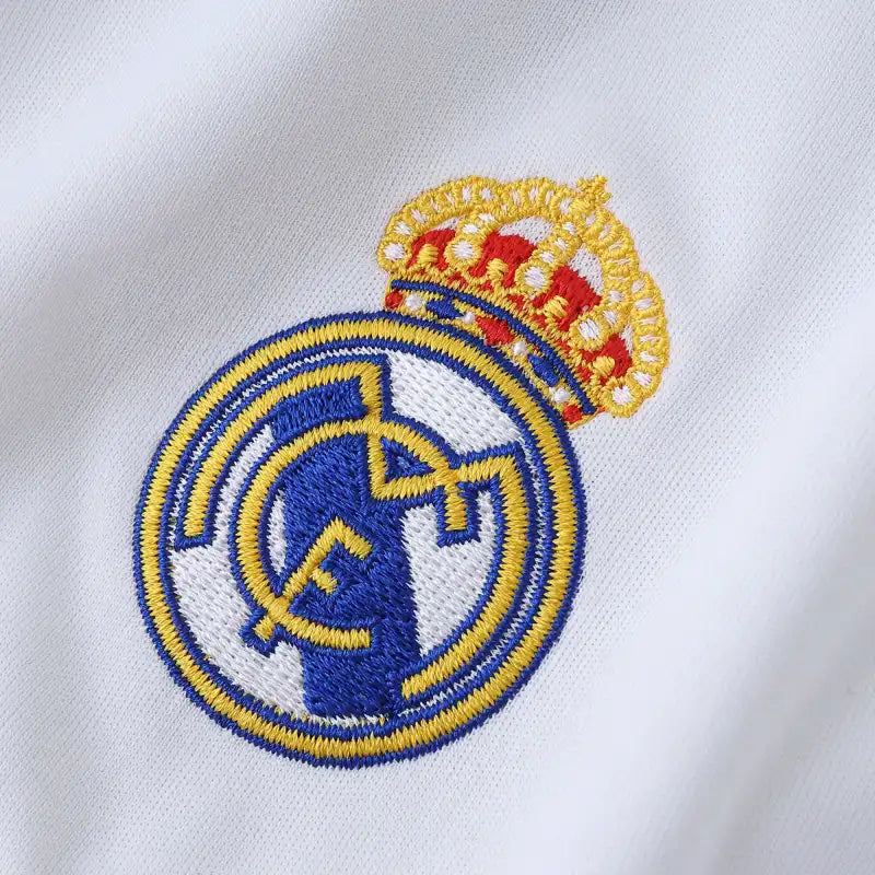 1718 season Real Madrid CF home Long sleeved Kids kit