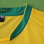 2006 season Brazil home Long sleeved retro Fan version