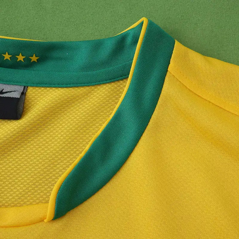 2006 season Brazil home Long sleeved retro Fan version