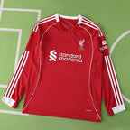 2526 Season  Liverpool F.C. Home Long sleeved Fan version