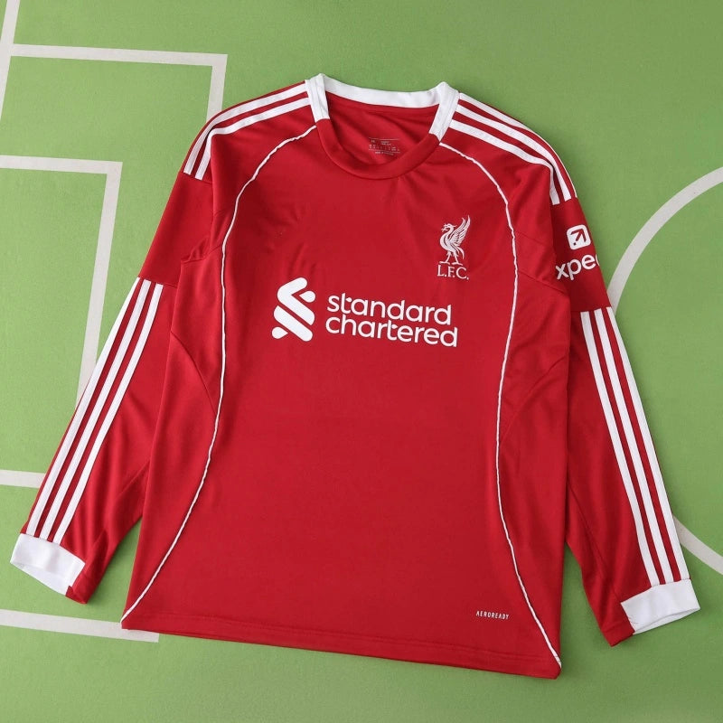 2526 Season  Liverpool F.C. Home Long sleeved Fan version