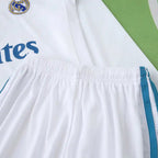 1718 season Real Madrid CF home Long sleeved Kids kit