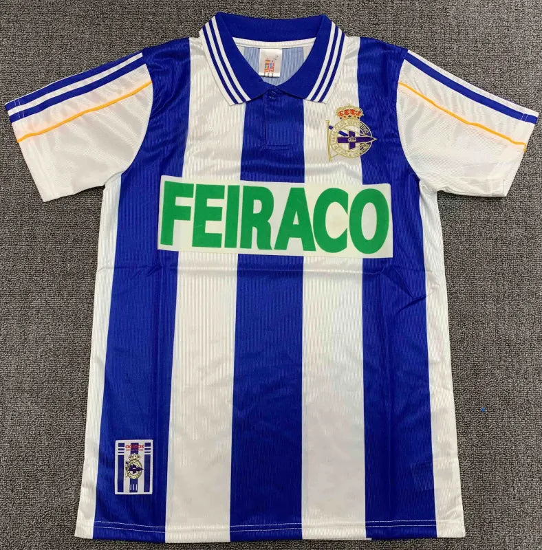 9900 season Deportivo La Coruna Home retro Fan version
