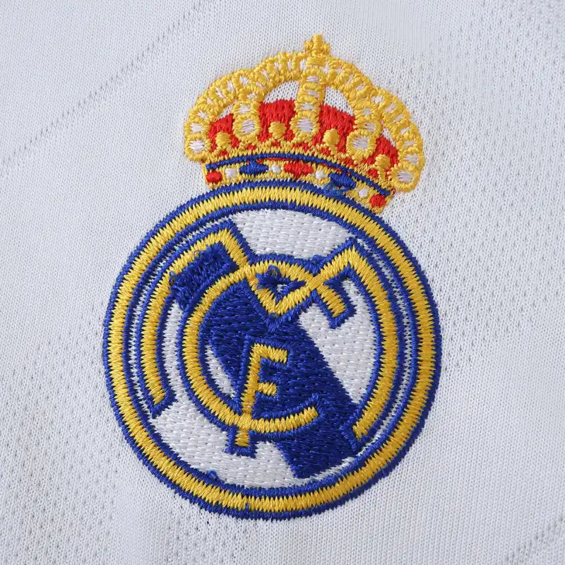 1718 season Real Madrid CF home Long sleeved Kids kit