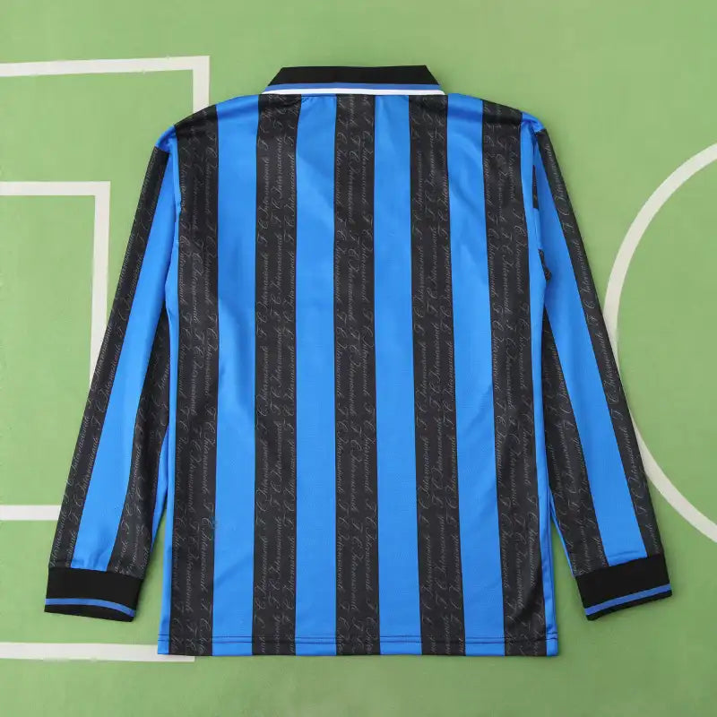 9798 season F.C. Internazionale Milano home Long sleeved retro Fan version