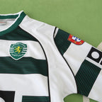 0103 season Sporting CP home Long sleeved Fan version