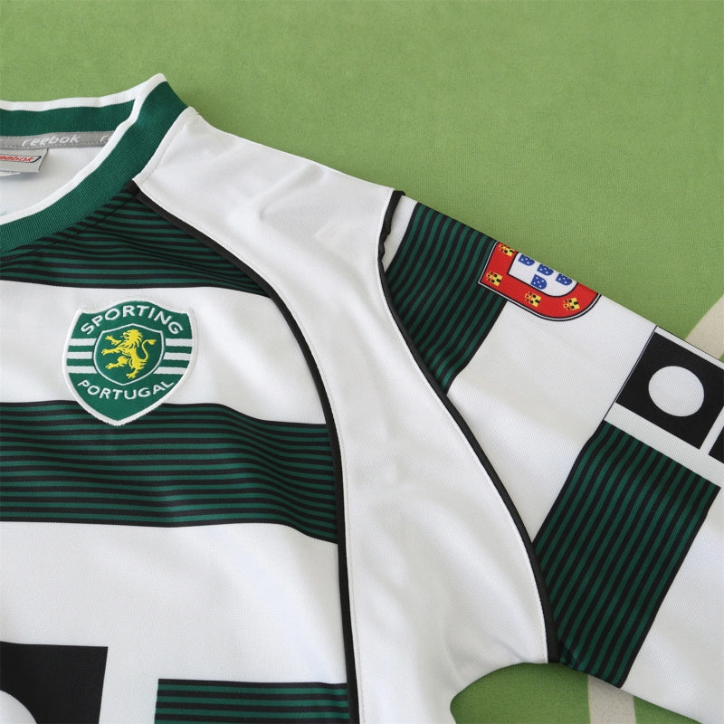 0103 season Sporting CP home Long sleeved Fan version