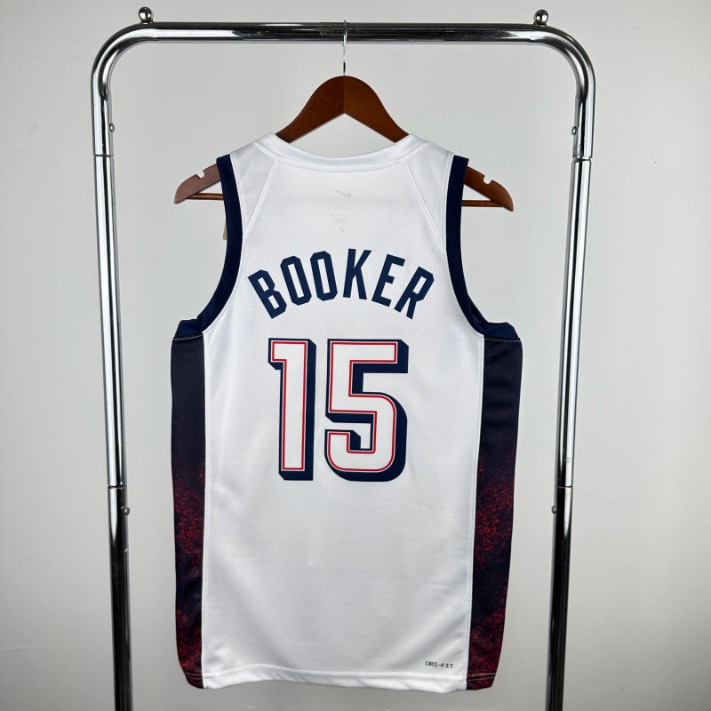 2024 USA national team white 15 Booker