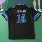 2425 Detroit Lions black 3th generation 14#STBROWN