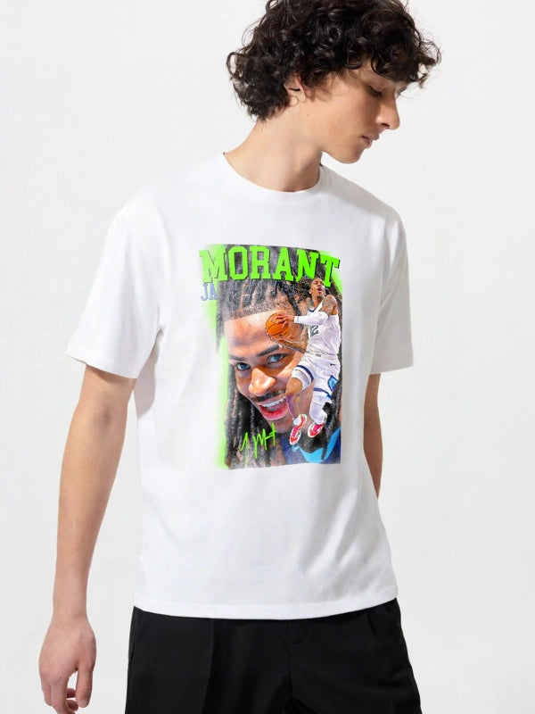 JA MORANT Vintage t-shirt   2505B034